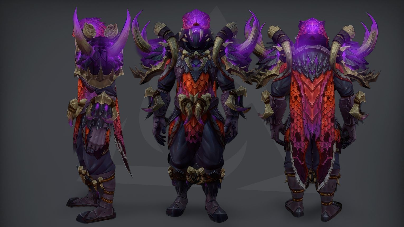 Hunter PvP tier set from Midnight Season 2 — rugged leather and chainmail armor with beast‑bone motifs, eagle‑wing shoulder pads, and a hood with a falconer's visor. The set includes both Elite (1800 rating) and Gladiator (50 wins at 2300 rating in 3v3) variants. Background features a moonlit forest clearing with arrows embedded in ancient trees and a spectral eagle soaring overhead.