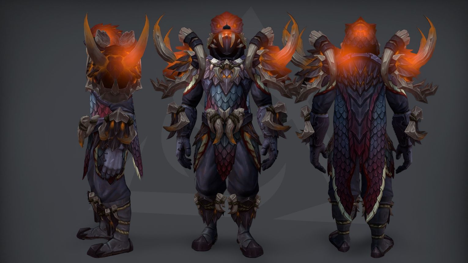 WoW Midnight Season 2 Hunter tier set guide cover: Beast Mastery, Marksmanship, and Survival 2-piece and 4-piece set bonuses from the Venomous Abyss raid. Serpent-themed Skulking Viper's Ambush armor with poison and troll motifs.