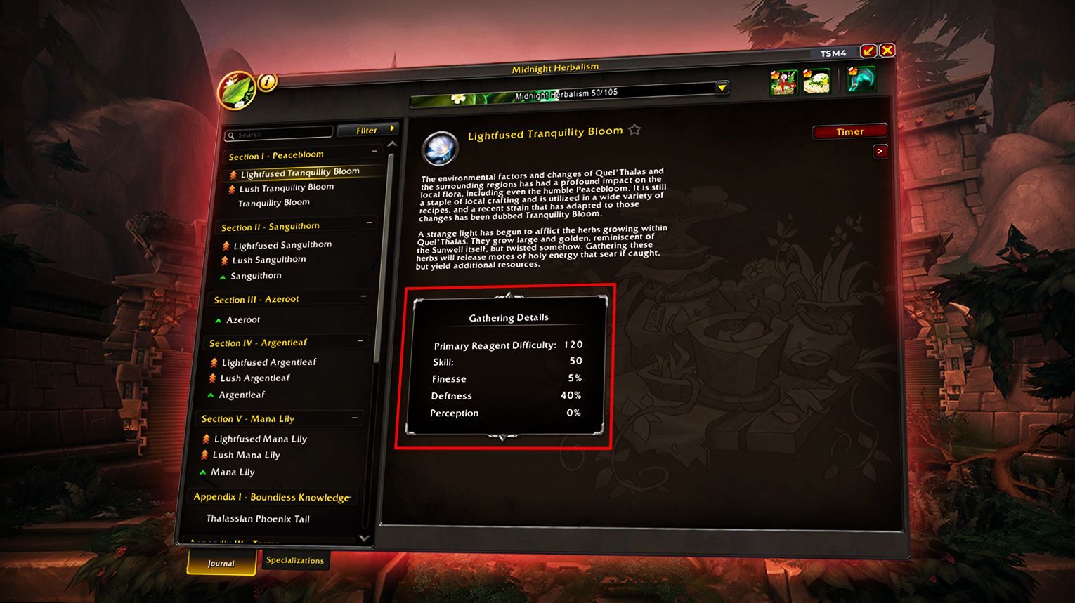 The three gathering stats — Finesse, Deftness, and Perception — and how they affect your Zul'Aman farming efficiency in Midnight.