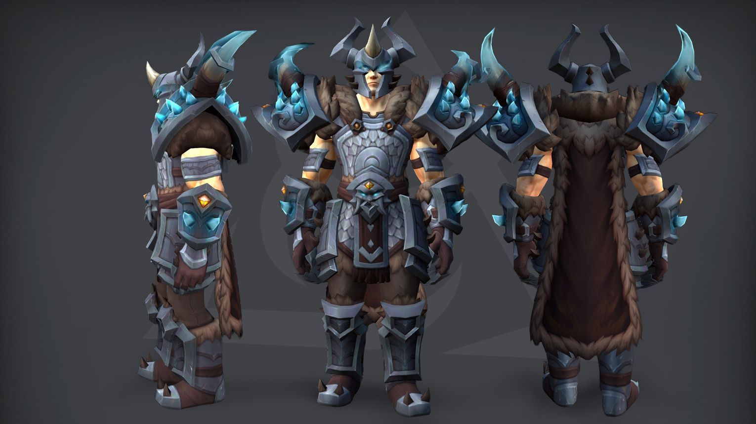 WoW Midnight Season 2 Warrior tier set guide cover: Arms, Fury, and Protection 2-piece and 4-piece set bonuses from the Venomous Abyss raid. Troll‑themed plate armor with serpent fang motifs and poison aesthetics.