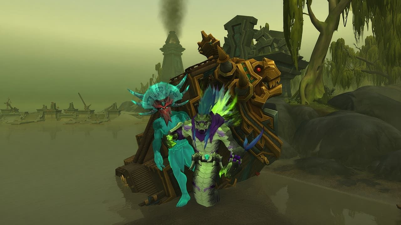 The Coiled Altar raid encounter in The Venomous Abyss
