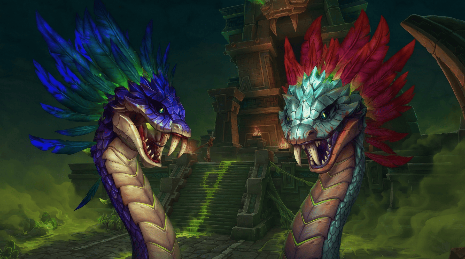The Twin Fangs raid encounter in The Venomous Abyss
